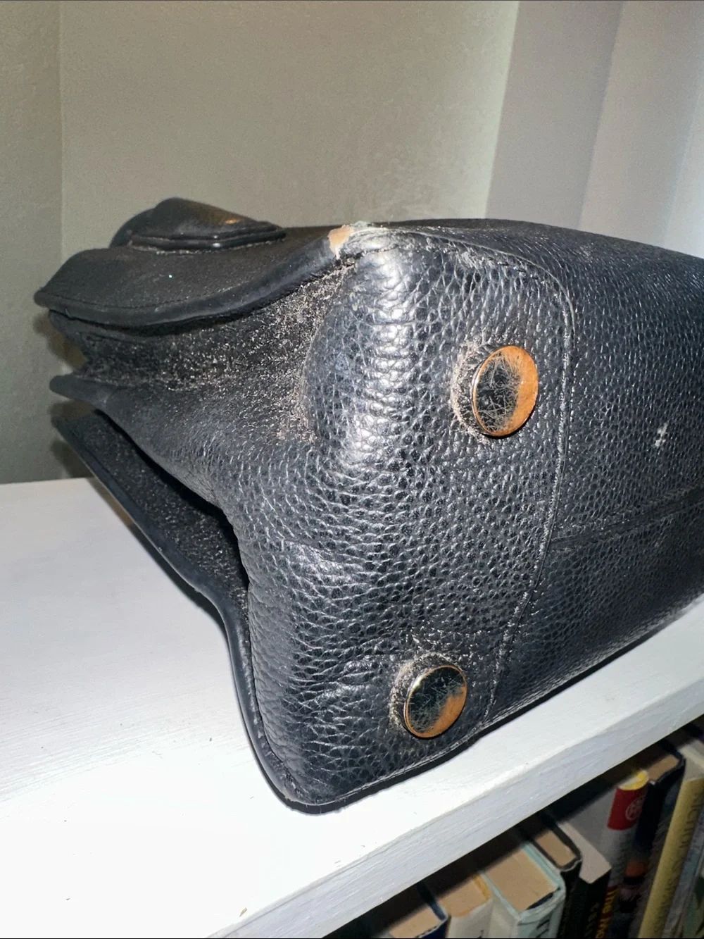 Michael Kors Black Pebbled Leather Satchel